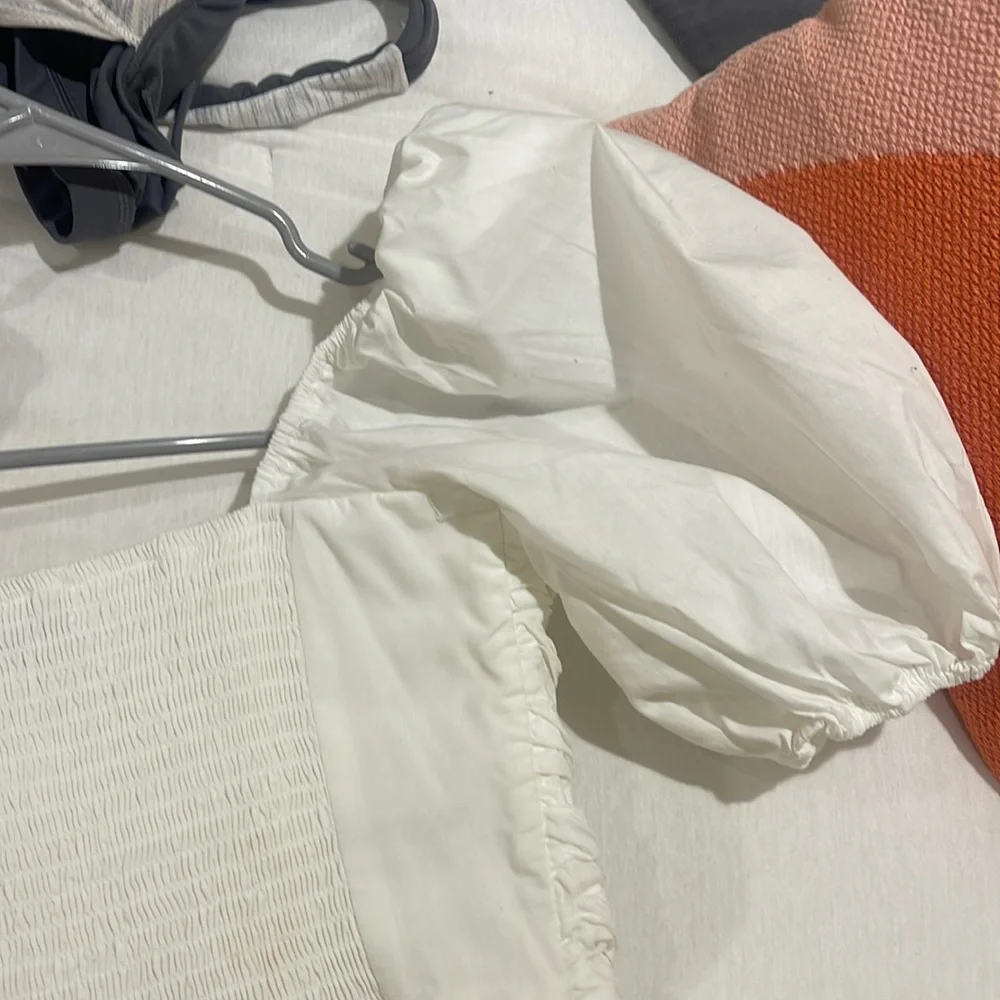 Abercrombie & Fitch White Maxi Dress